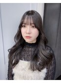 韓国レイヤー/韓国風/ボブ/髪質改善/黒髪/ブリーチなし〔池袋〕