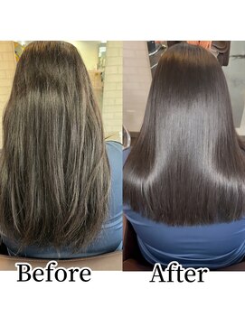 サウンドブイ(sound V) 艶髪Before After