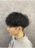 刈り上げマッシュ【ツイストスパイラルパーマ】