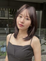 トイ(TOI)&nbsp;レイヤーカット/シースルーバング/ショコラグレー