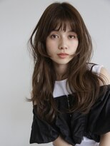 エヌ トーキョー(enu TOKYO) 顔周りカット　フェイスレイヤー　ロングヘア