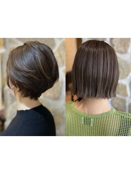 乾かすだけでこんなに収まりがいいの？？と驚きのカット技術でリピート多数。垢抜けショートはバルボアが◎