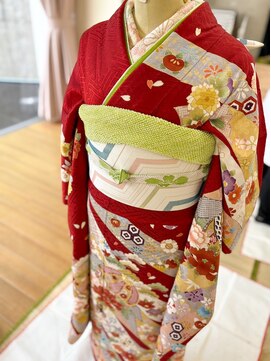 サロンドアンジェ 〈成人式〉着付け・ヘア・メイク・レンタル全部一式☆