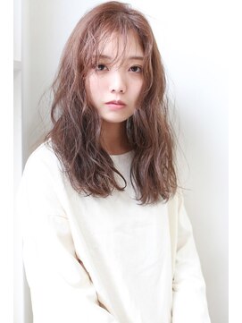 ラフィス ヘア ルー 福山2号店(La fith hair ruu.) 【La fith】 ラフウェーブ×暖色系カラー