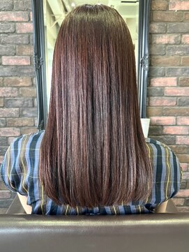 セプト 天神大名(SEPT.) マロンブラウン セミロング 髪質改善カラー 韓国ヘア レイヤー