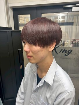 キング 楠葉店(K!ng) 波巻きツイストスパイラルパーマ/フェザーパーマ/眉毛/メンズ