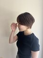 デイリリーバイアメリア 川西店(daylily by Ameria)&nbsp;白井ショートカット。骨格と髪質を見て、お客様のショートを提案