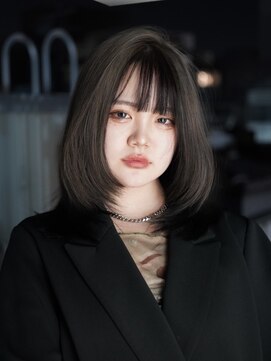 ロンドアンメゾン 原宿(Lond un Maison.) くびれヘア/アプリコットオレンジ/韓国/ブリーチ/レイヤー/原宿