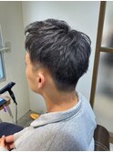 グレー × ナチュラルスパイキー
