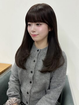 ソピ 名古屋名駅(sopi by invitation) 盛れる顔周りカット/レイヤー/チョコブラウン/♪