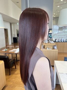 サラ ビューティ サイト 春日(SARA Beauty sight) 髪質改善カラー/カラー/ケアカラー/レッドブラウン/暖色