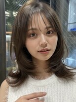 ミンクス 銀座店(MINX)&nbsp;【MINX齊藤】オリーブグレージュ くびれヘア