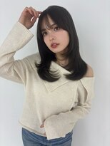 ユーフォリア 青山(Euphoria)&nbsp;大人美人艶カラーベージュ小顔カット透明感レイヤーロング