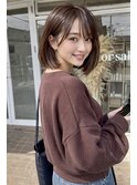 大人かわいい似合わせボブ