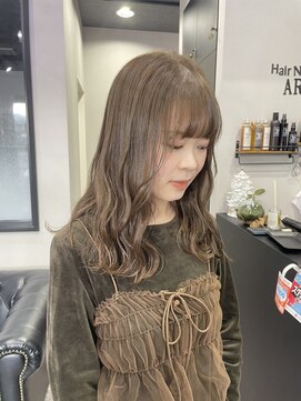 ヘアーネイル アーテ(Hair Nail ARTE) 【岡山/総社】ミルクティーベージュ