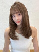 ユーフォリア 青山(Euphoria)&nbsp;20代30代 大人っぽレイヤーカット×ヘーゼルベージュ