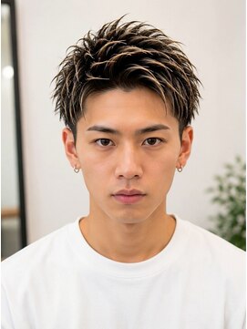 エヌア(ENURE) メンズ ツイスト スパイラル フェード