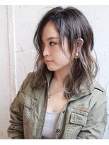 エイト 福岡天神店(EIGHT fukuoka)&nbsp;【EIGHT福岡】nabe_ハイライトバレイヤージュ×ミディ★