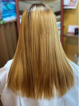 ヘアールーム ラバ(Hair room LABA)の写真/《毛髪改善×輝髪》持続性が高い◎と好評の極上トリートメント使用★詳細はHair room LABAのブログで！！