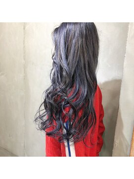 モノ アンド イニ(Mono & inni) 【奈良/inni hair】ブルーバイオレットカラー