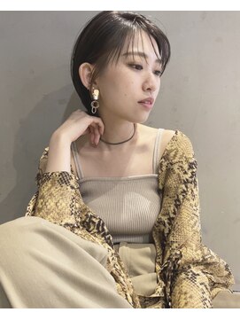 インス(ensue) インスタ人気☆耳かけハンサムショート☆シアーカラー◇中島