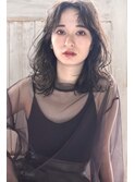 LuTa☆吉祥寺　セミウェットウェーブ×オリーブカラー
