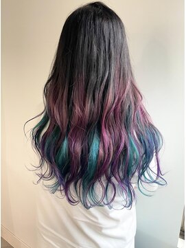 エル セルカ 高田馬場(el CERCA) 外国人風バレイヤージュ×2カラーグラデーション【高田馬場】