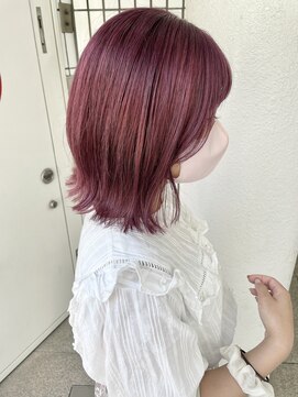 シュリット(schritt) ブリーチ２回　ラベンダーピンク　mutsuki