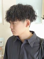 ヒート トウキョウ 目黒店(HEAT TOKYO)&nbsp;ツイスパセンターパートマッシュ波巻きダウンパーマメンズ目黒