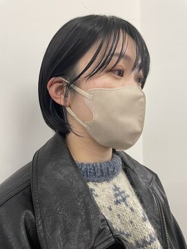 キー(kii) ブルーインナーカラー　ショート　福岡　天神　薬院　20代