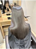 髪質改善＊ロングレイヤーグレーベージュ＊美髪【Zina石井】