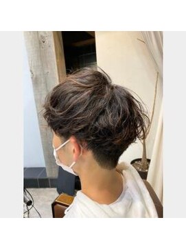 ネウィ 八王子(newi) 爽やかツーブロック刈り上げ束感アップバング