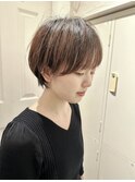 耳掛けマッシュショート【綾瀬/北千住/亀有】