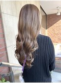 ハイライトで白髪ぼかし