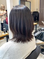 アトリエコア(Atelier Coa)&nbsp;髪質改善トリートメントミルクティーベージュカラーくびれヘア