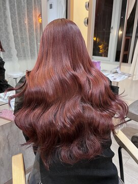 エルバイラビス 大宮(elu by lovis) 《chihina》ワインレッド/暖色カラー/ブリーチカラー/韓国/大宮