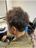 ツイスト×ツーブロック