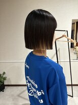 ヘア スノー(HAIR SNOW)&nbsp;ぱっつんボブ＋インナーカラー