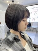 【adept北千住　エリスタイル】まとまる重めショートボブ