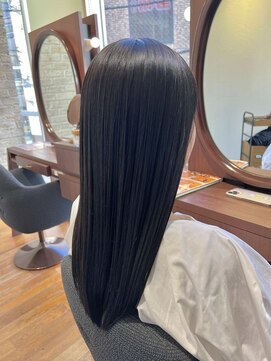 エルサフィロ ヨドヤバシ(el zafiro yodoyabashi) グレージュブルージュダークネイビー髪質改善20代30代40代50代