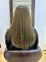 ヘアアーク(HAIR arc) オリーブカラー#インナーカラー#ハイトーンカラーくすみベージュ