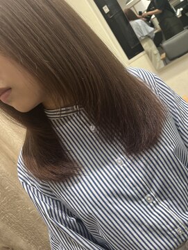 イノセンス 西宮北口店(innocence) 【shinスタイル】姫カットレイヤー×マロンベージュ