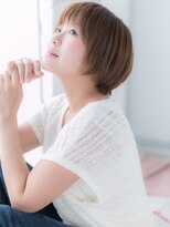 海浜幕張/髪質改善/細めハイライト×丸みボブウルフショートg
