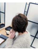 大人かっこいいショートボブ