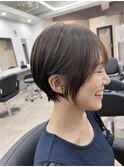 丸みショートボブウルフ10代20代30代いつき
