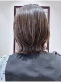 イメチェン/美髪/外ハネボブ/美髪/ワイドバング/ハイライト