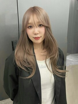 ペレ アネックス 大阪梅田茶屋町店(PELE ANNEX) ホワイトグレージュ/デジタルパーマ/フェザーパーマ/梅田