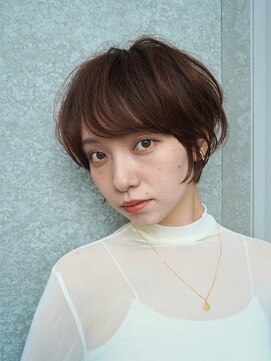 ロンド パルティール 大宮(Lond partir) 暗めカラー/グランマッシュ/デザインカラー/ショートボブ/大宮