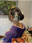 振袖　ヘアアレンジ