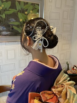 クーヘアー(CUUHAIR) 振袖　ヘアアレンジ